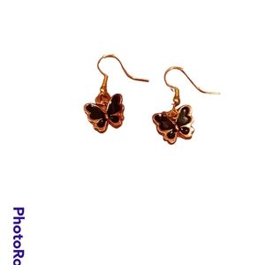 Handmade butterfly earrings